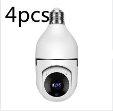 WiFi Security Camera 1080P Bulb - 4X Zoom E27