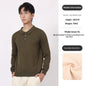 Men's Sweater Light Luxury High-end Sense Business Casual Lapel Long Sleeve