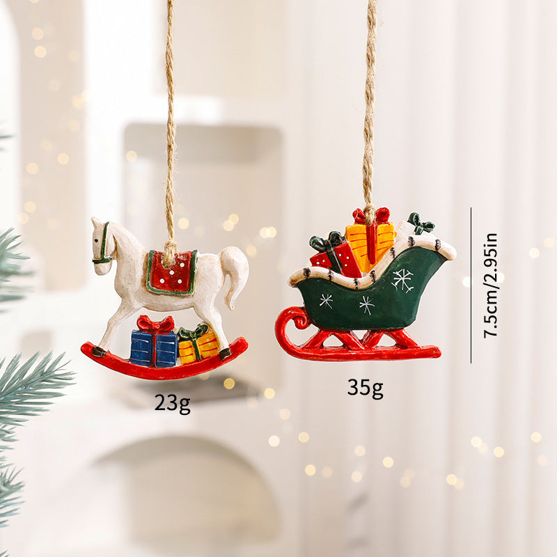 Christmas Decorations Cartoon Elk Ornaments