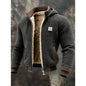 Men's Fleece-Lined Thick Hooded Jacket