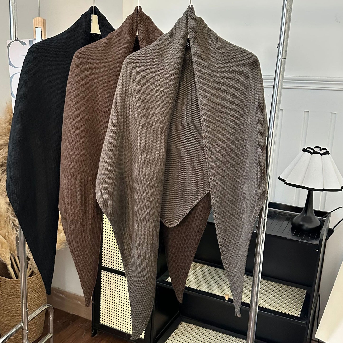 Solid Color Shawl Fashion Versatile Stylish Scarf