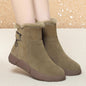 Large Size Snow Boots New Fur Integrated Comfortable Thickened Warm