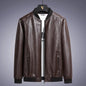 Men's Plus Size Leather Jacket Coat