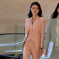 Professional Suit Jacket Dress Cropped Pants Women's Suit