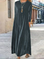 New Thick And Elegant Velvet Women's Dress