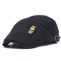Leather Strap Jeans Button Men And Women Retro Peaked Cap