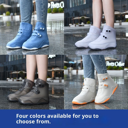 Men's And Women's Waterproof Shoe Cover Silicone Non-slip Wear-resistant