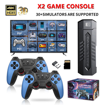 X2 Blue Game Console 4K Double Connection Battle Wireless