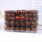 Christmas Ball 3-6cm Set Pvc Boxed Christmas Tree Decoration Colorful Ball