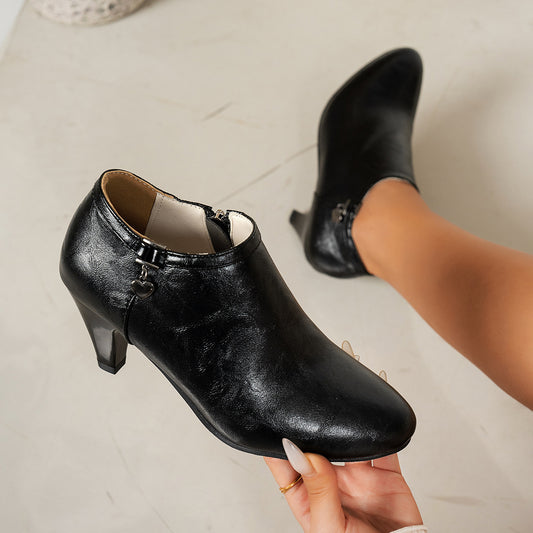 Women's Pointed Toe Stiletto Heel Ankle Boots