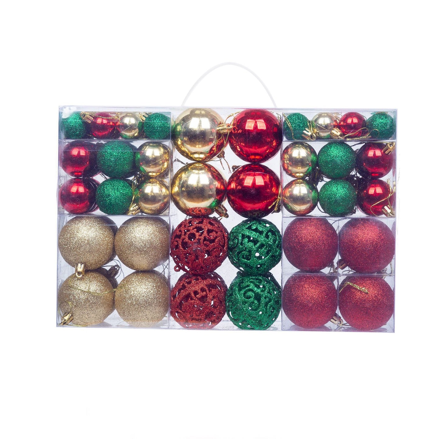 Christmas Ball 3-6cm Set Pvc Boxed Christmas Tree Decoration Colorful Ball