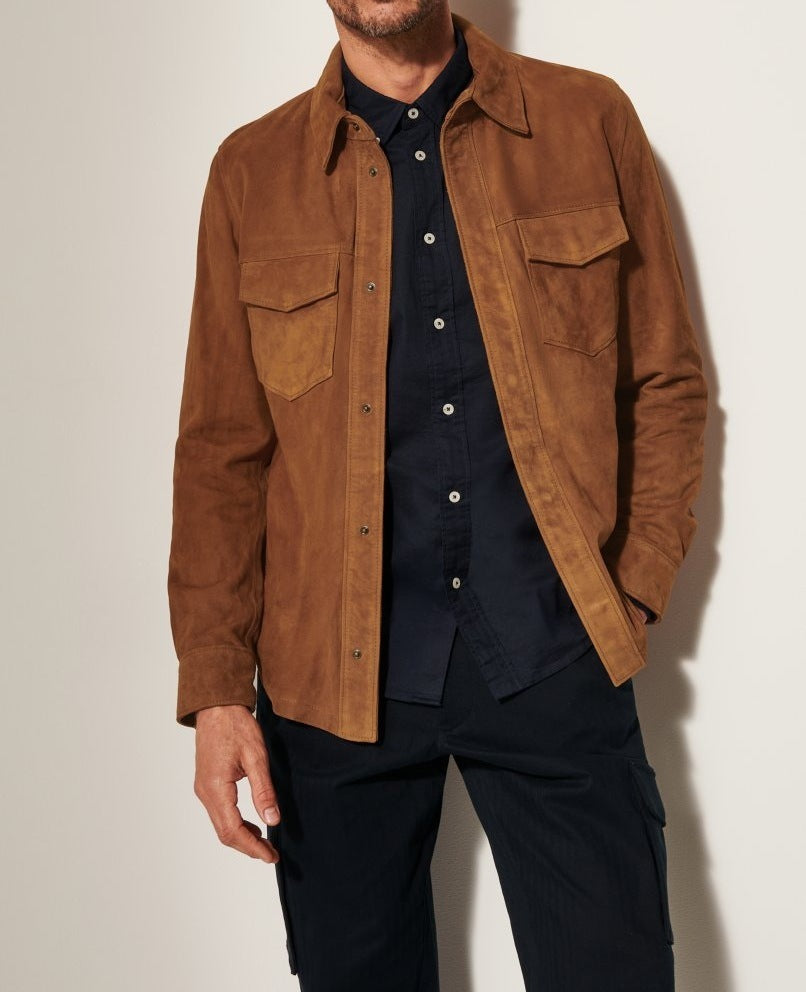 Noah Suede Shirt Jacket Men's Coat