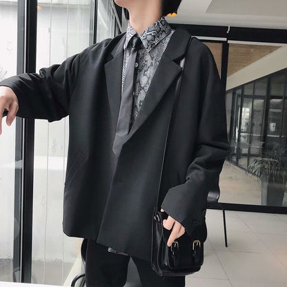 Casual Men's Loose Thin Suit Jacket