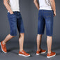 Cropped Denim Shorts Men's Youth Ultra-thin