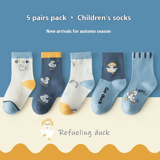 Mid-calf All-match Socks For Boys And Girls