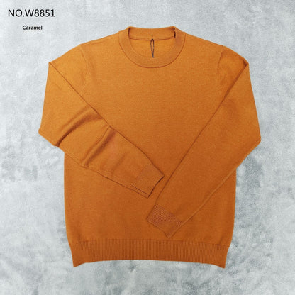 Men's Round Neck Knitted Business Casual Sweater