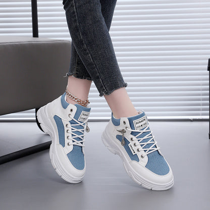 Spring And Autumn Platform Casual Skateboard Shoes Women
