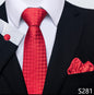 Men's Creative All-match Business Formal Wear Tie Scarf Cuff Buckle Set