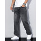 Men's Casual Straight-leg Loose Long Jeans