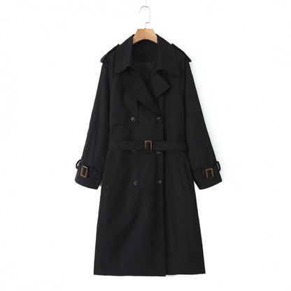 Women's Fashion Casual Long Trench Coat