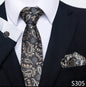 Men's Creative All-match Business Formal Wear Tie Scarf Cuff Buckle Set