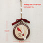 House Christmas Tree Decoration Festival Gift Wooden Pendant