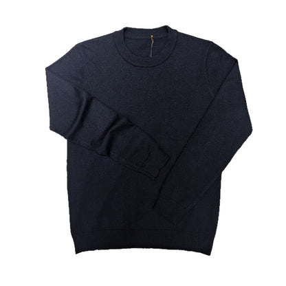 Men's Round Neck Knitted Business Casual Sweater