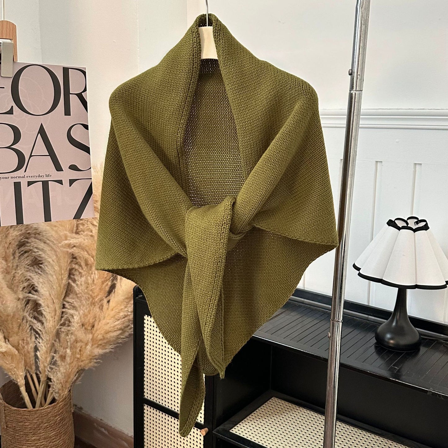 Solid Color Shawl Fashion Versatile Stylish Scarf