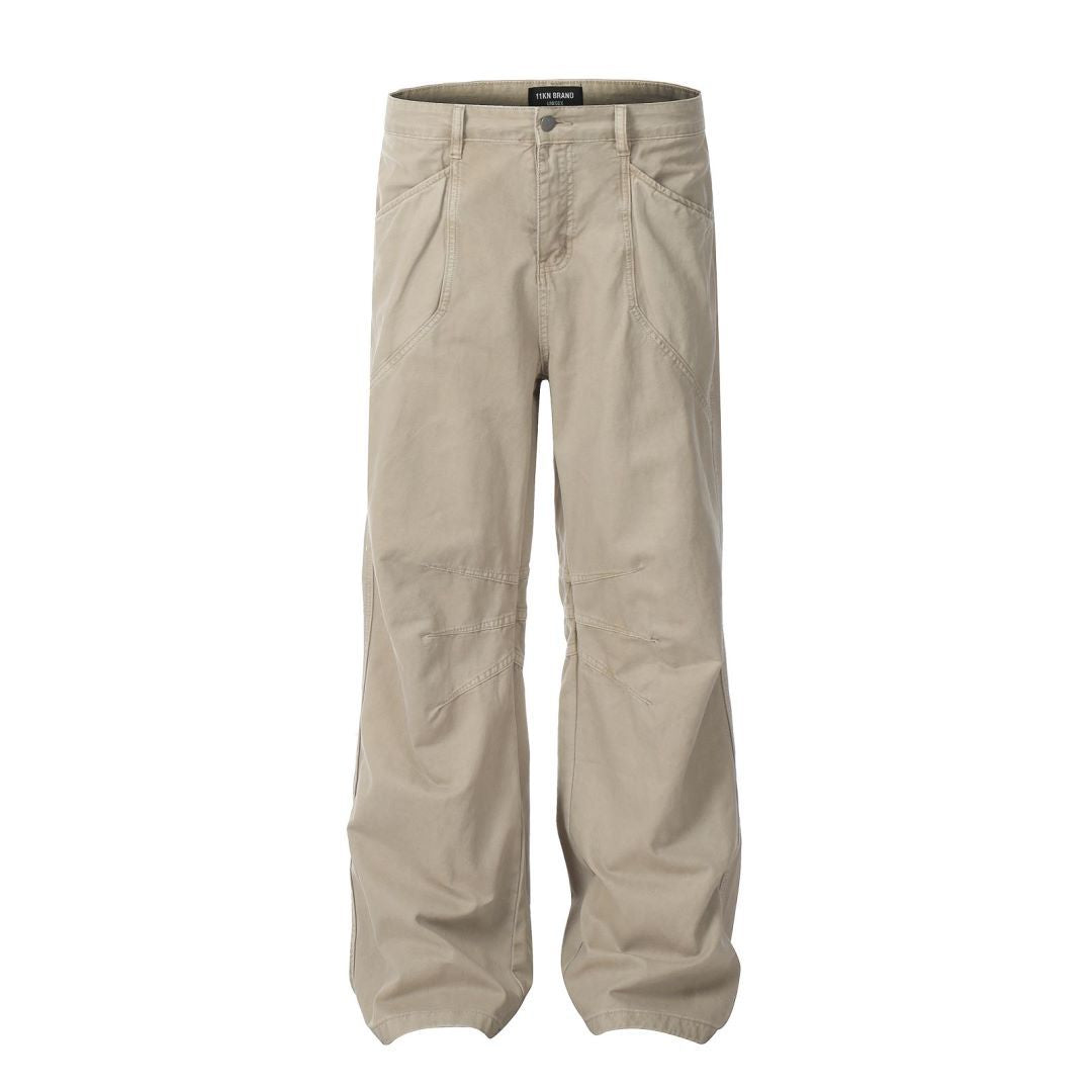 Jeans Men's Loose Straight Wide Leg Trousers Overalls