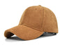 Versatile Face Small Curved Brim Corduroy Hat