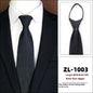 Men's Formal Wear Business Zipper Tie-free