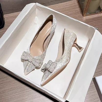 French Style Pumps Soft Bottom Not Tired Feet