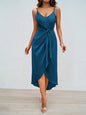 Women's Versatile Solid Color Strappy Dress