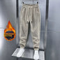Winter Men's Fleece-lined Thick Corduroy Casual Pants