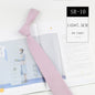 Korean Style Casual Suede Pure Color Artistic Shirt Macaron Color 7cm Hand Tie