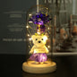 Colorful 24k Gold Foil Flower Color GoldWith Lights Christmas Gift