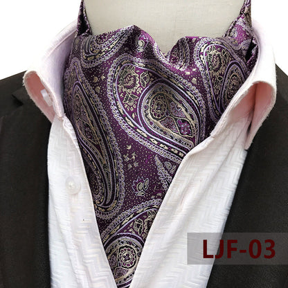 Men's Scarf Jacquard Polyester British