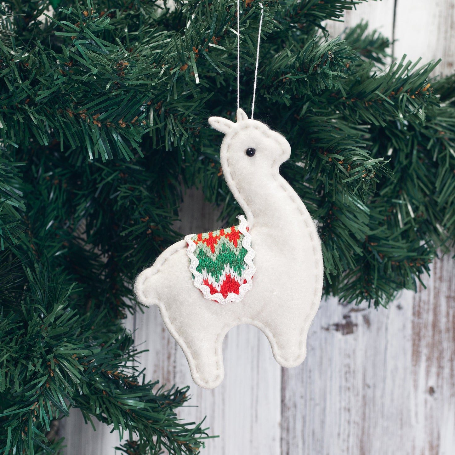 Creative Christmas Tree Alpaca Suit Pendant Home Decoration