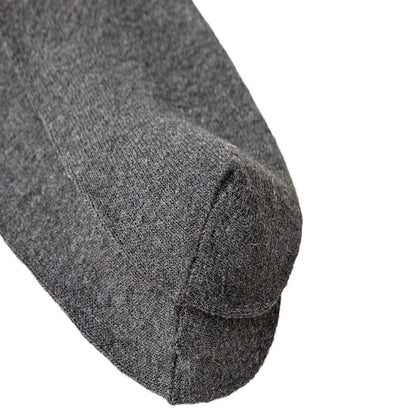 Wool Lined Socks With Flat Dotted Lines