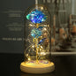 Colorful 24k Gold Foil Flower Color GoldWith Lights Christmas Gift