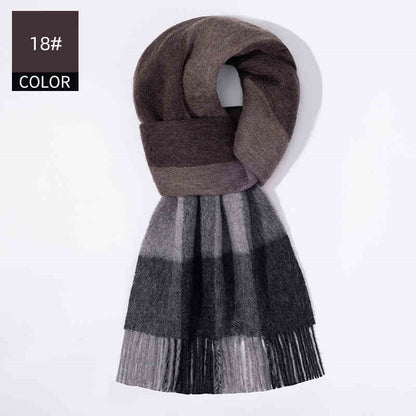 Winter New Men's Cashmere Scarf