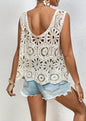 Women's V-neck Bohemian Hollow Crochet Sleeveless Vest