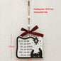 House Christmas Tree Decoration Festival Gift Wooden Pendant
