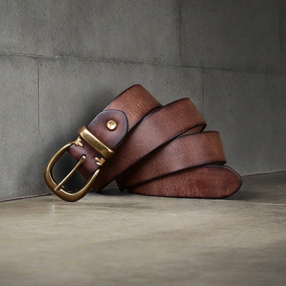 Belt First Layer Pure Cattlehide Men's Casual Jeans Belt