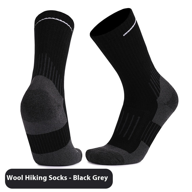 Men's And Women's Warm Wool Knee-high Sports Socks