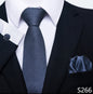 Men's Creative All-match Business Formal Wear Tie Scarf Cuff Buckle Set