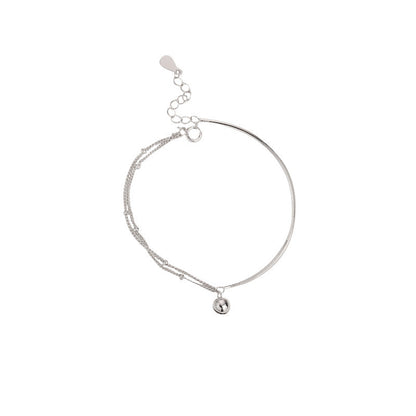 Simple And Elegant Asymmetric Double-layer Bracelet Girlfriends' Gift
