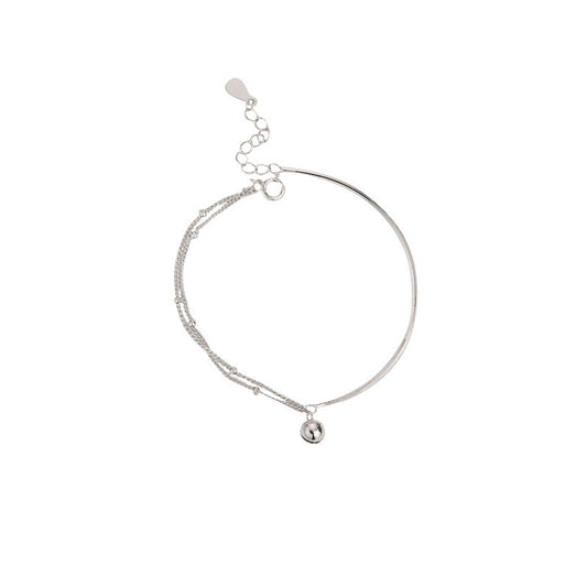 Simple And Elegant Asymmetric Double-layer Bracelet Girlfriends' Gift