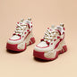 Thick Bottom Heightened Daddy Shoes Women Autumn And Winter New Color Matching Casual Sports
