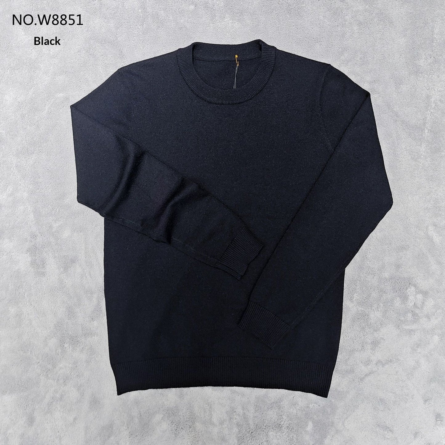 Men's Round Neck Knitted Business Casual Sweater